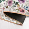 Boho Floral, Watercolor Floral, Boho Decor  Toxin-Free Bath Mat