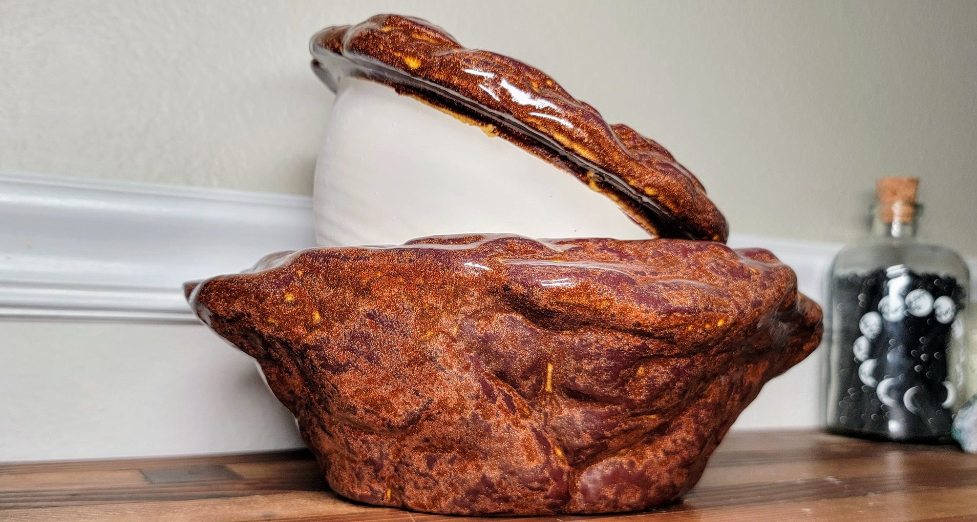 Large Natural Stone Self Watering Planter