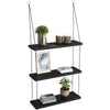 3-Tier Wooden Floating Shelf for Boho Decor