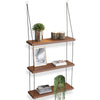 3-Tier Wooden Floating Shelf for Boho Decor