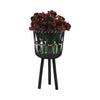 Bamboo Tripod Base Planters 11' & 15"- Black