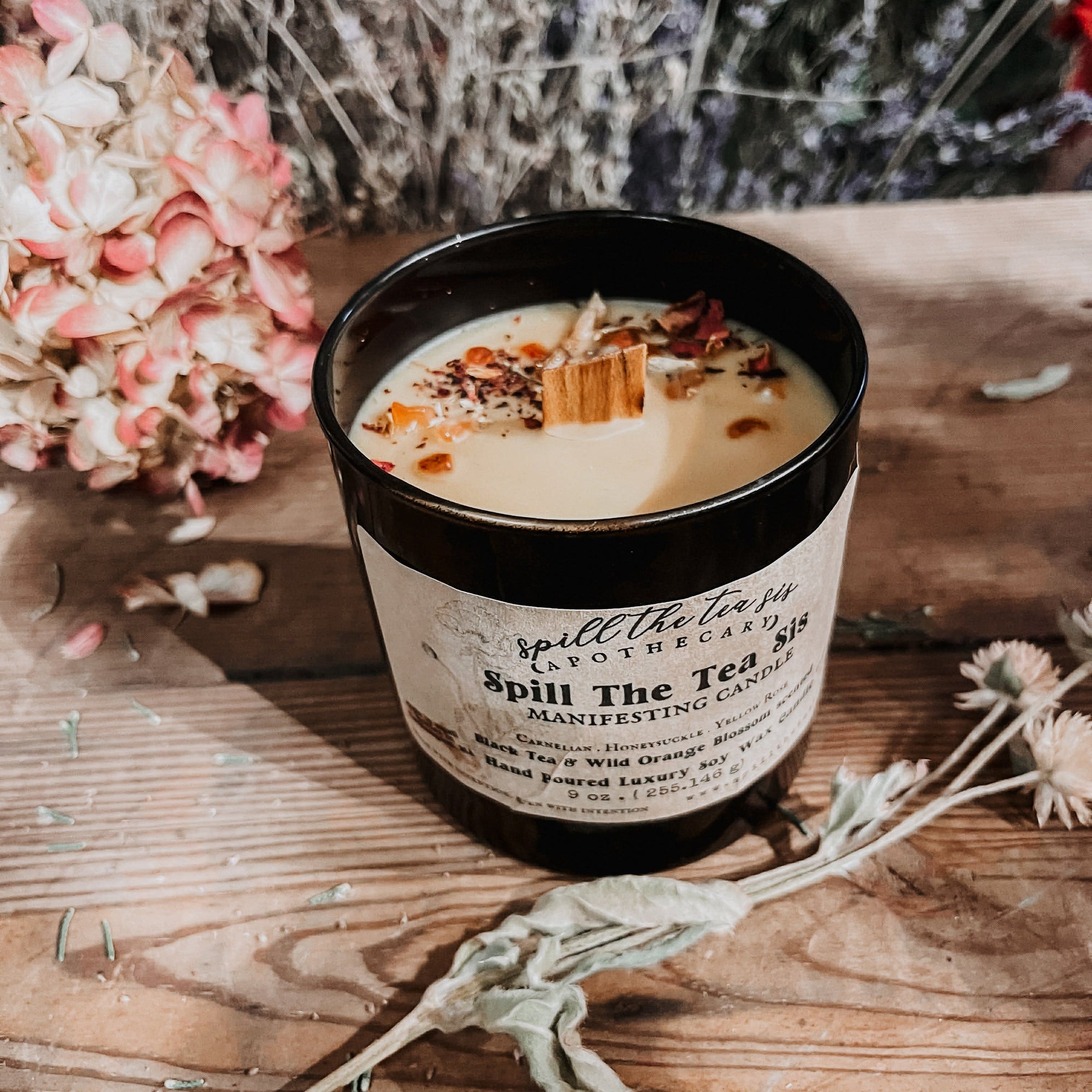 Spill The Tea Sis Intention Candle | Connection & Community Soy Wax Candle