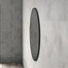 Round 39-inch Wall Mirror in Black - Living Room Bedroom Accent Bathroom Mirror