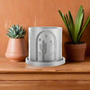 BOHO Cactus/ Dessert Design Planter w/ Drip Tray (Available in Multiple Sizes & Colors)