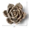Ceramic Flower Wall Art Succulent Blue 12: Succulent Light Blue