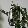Portico Planter - Chrome Hanging Planter