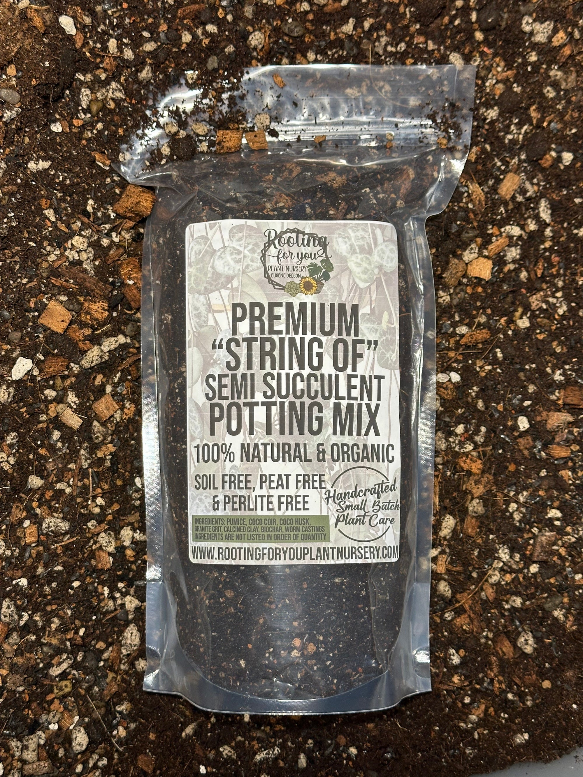 STRING OF SEMI SUCCULENT Premium Potting Mix