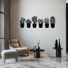 Cactus Succulent Plant Metal Wall Art