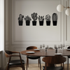 Cactus Succulent Plant Metal Wall Art