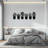 Cactus Succulent Plant Metal Wall Art