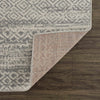 Light Gray Washable Boho Rug