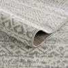 Light Gray Washable Boho Rug