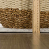Light Gray Washable Boho Rug