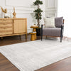 Light Gray Washable Boho Rug