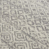 Light Gray Washable Boho Rug