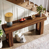 Modern Farmhouse 63-inch Long Narrow Plant Stand Wood Finish