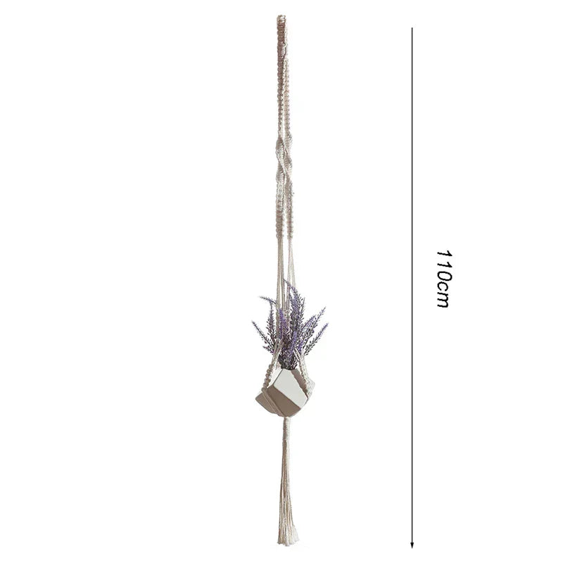 Boho Macrame Plant Hanger Basket Wall Art Hanging Home Decor