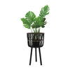 Bamboo Tripod Base Planters 11' & 15"- Black