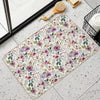 Boho Floral, Watercolor Floral, Boho Decor  Toxin-Free Bath Mat