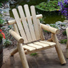 Log Wooden Deck Chair