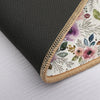 Boho Floral, Watercolor Floral, Boho Decor  Toxin-Free Bath Mat