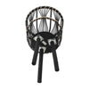Bamboo Tripod Base Planters 11' & 15"- Black