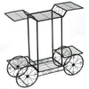 6-Tier Garden Cart Flower Rack Display Decor Pot Plant Holder