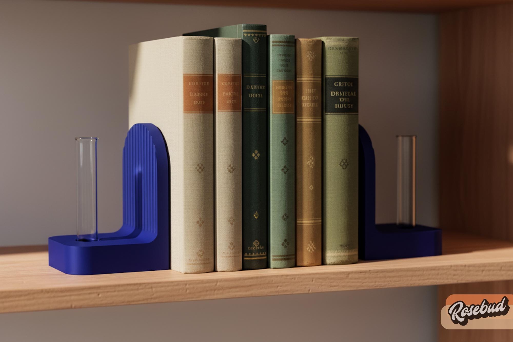Ribbed Modern Bookend Propagation Station