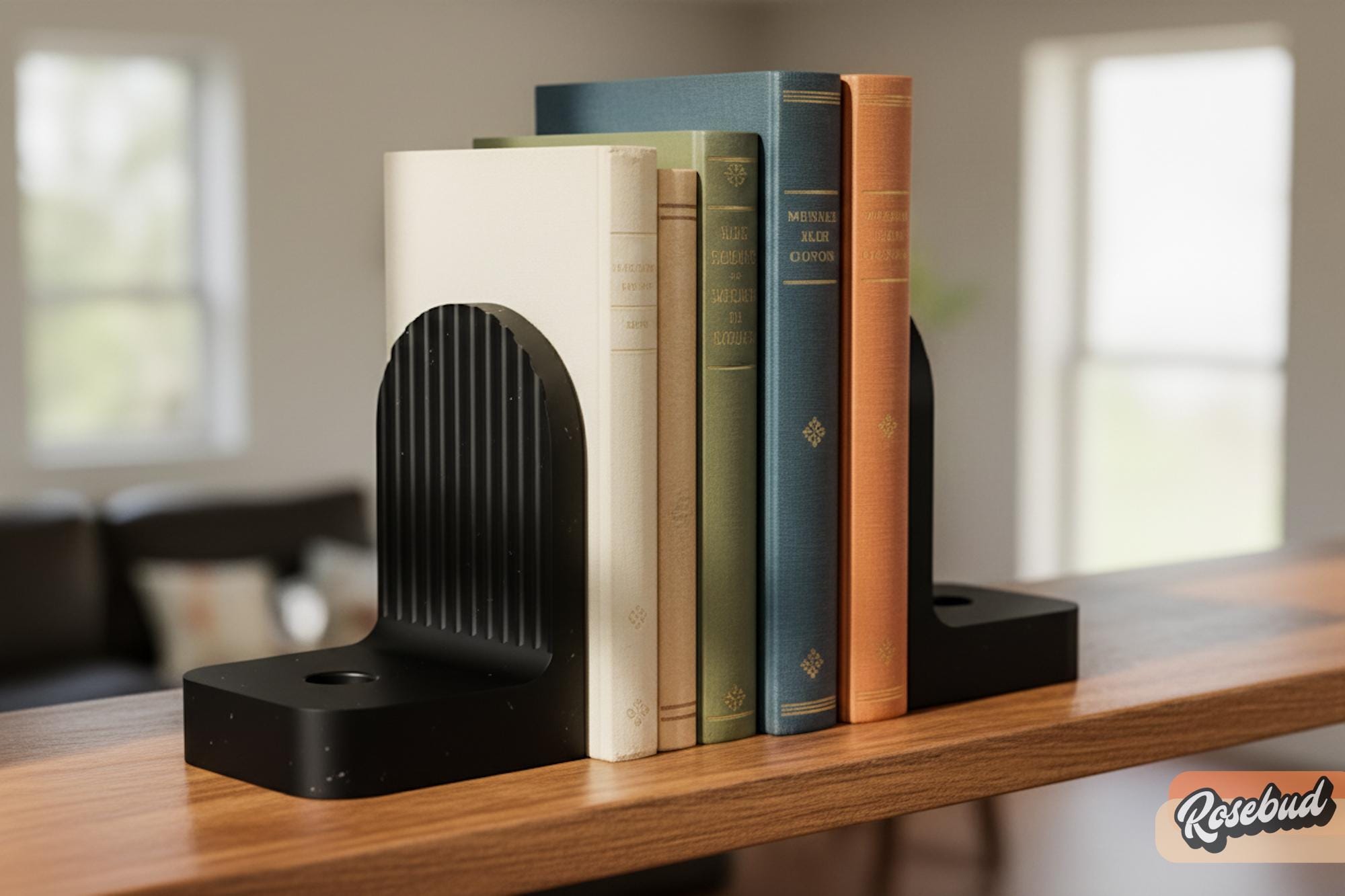 Ribbed Modern Bookend Propagation Station
