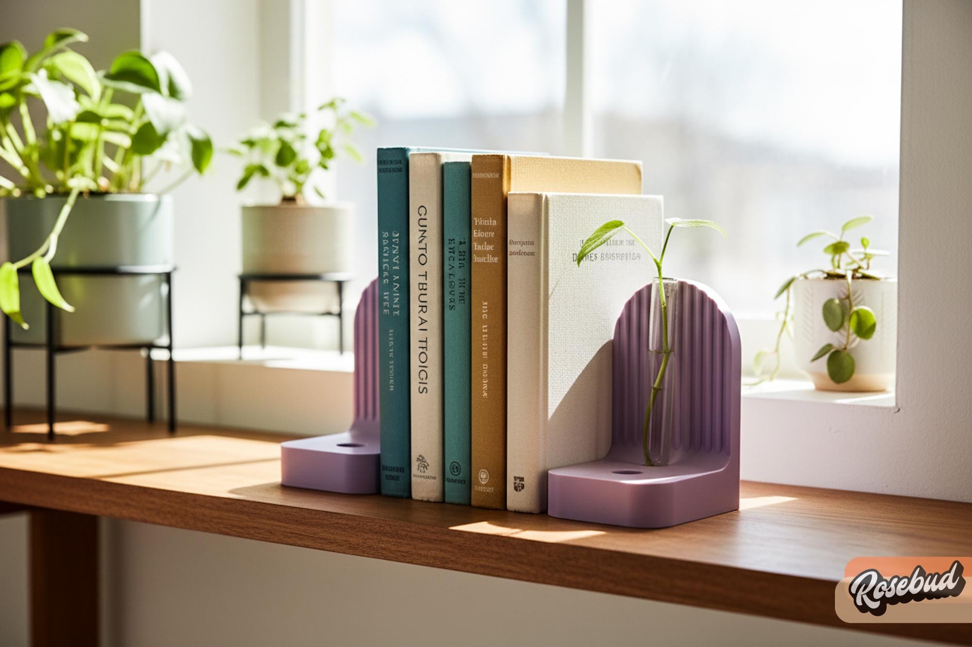 Ribbed Modern Bookend Propagation Station