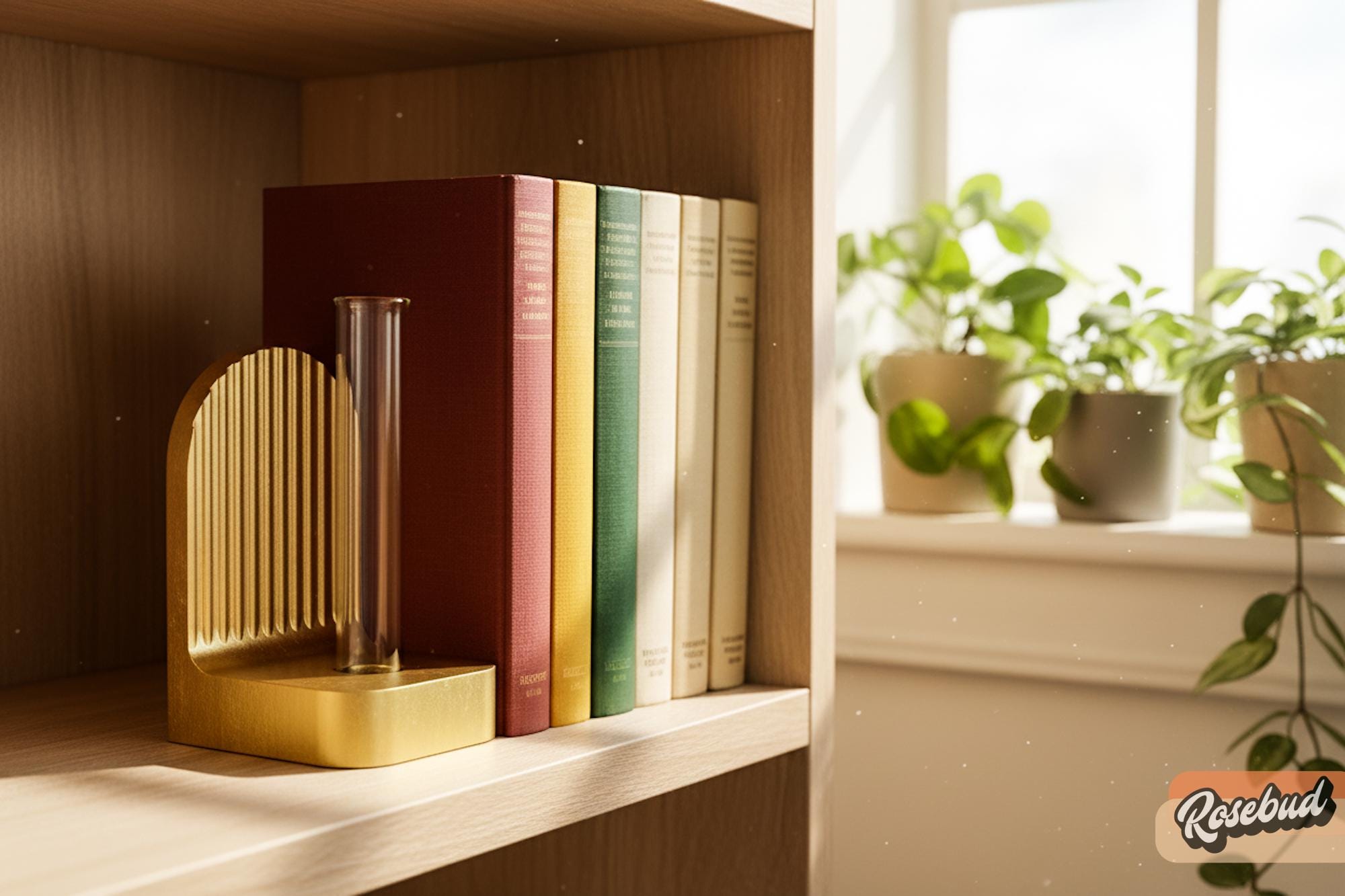 Ribbed Modern Bookend Propagation Station