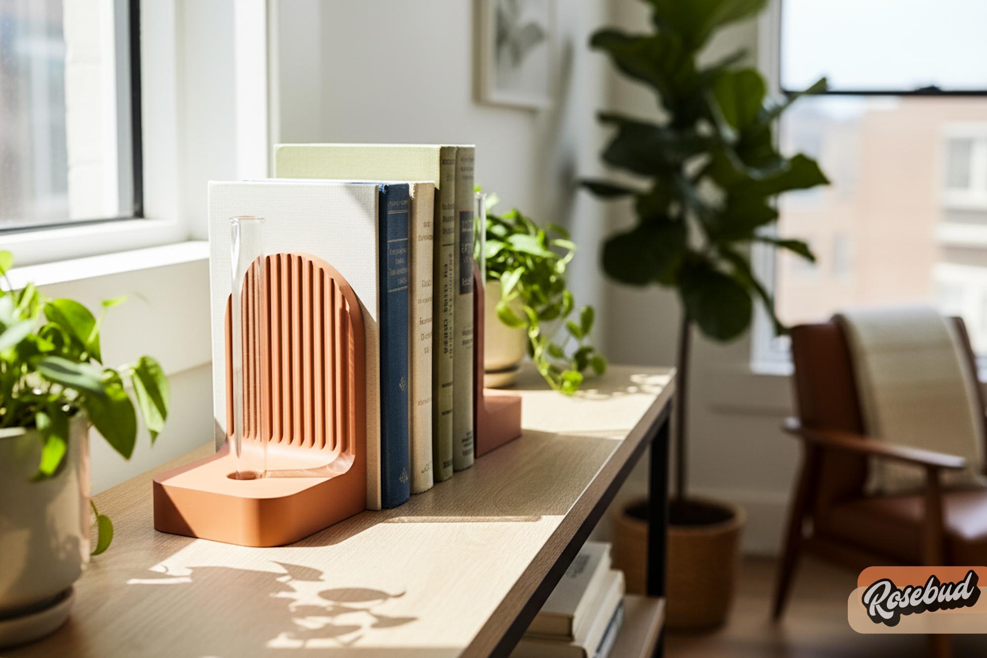 Ribbed Modern Bookend Propagation Station
