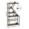 Large 5-Tier Industrial Plant Stand Shelf