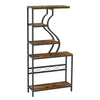 Large 5-Tier Industrial Plant Stand Shelf