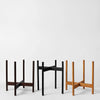 Rounded Hardwood Plant Stand