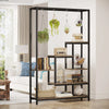 Modern 5-Tier Tall Metal Plant Stand w/ Hanging Plant Hooks