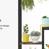 Modern 5-Tier Tall Metal Plant Stand w/ Hanging Plant Hooks