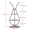 Tall Metal Plant Stand with 5 Tiers w/ 2 Hanging Plant Hooks